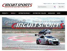 Tablet Screenshot of circuit-sports.com